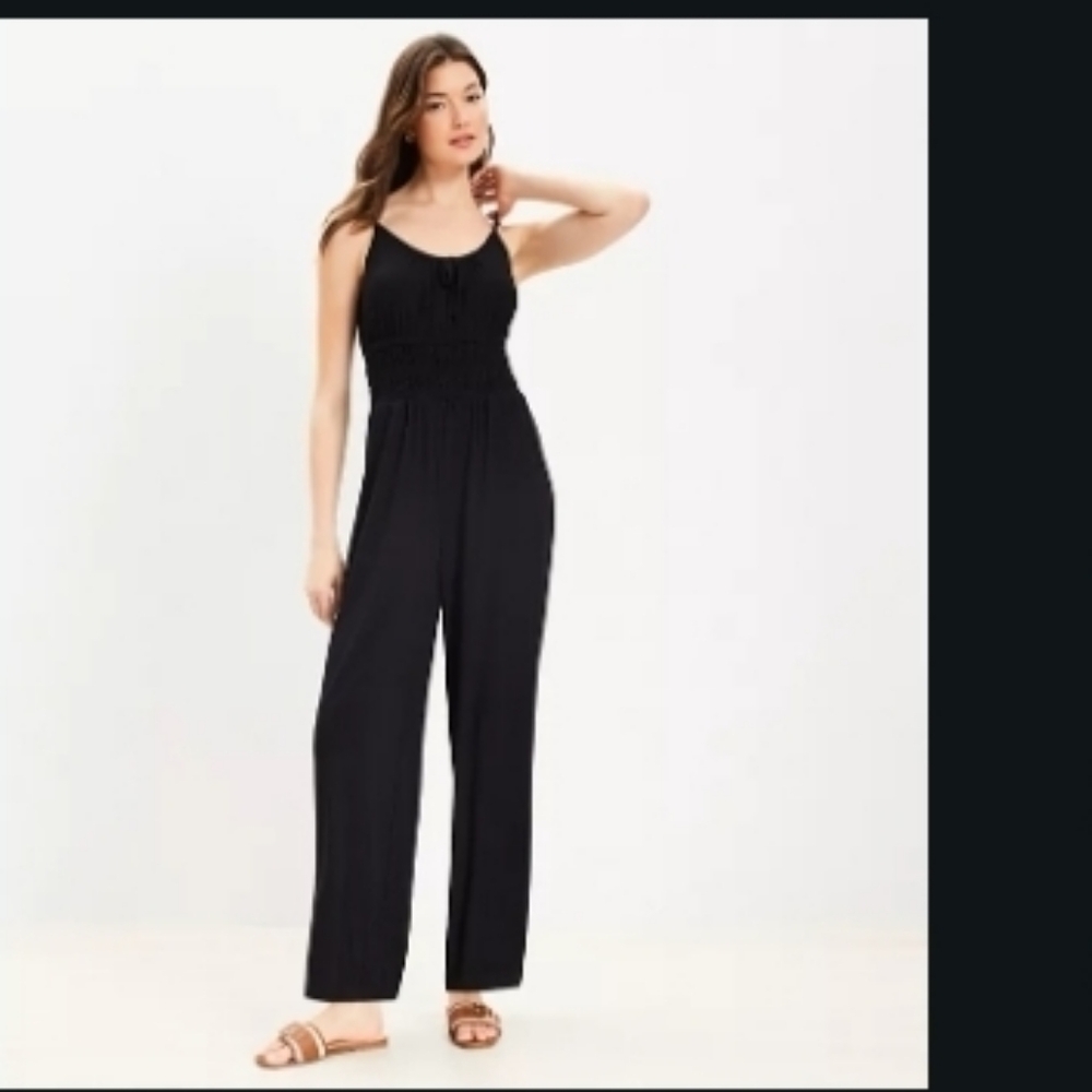 LOFT Black Jumpsuit